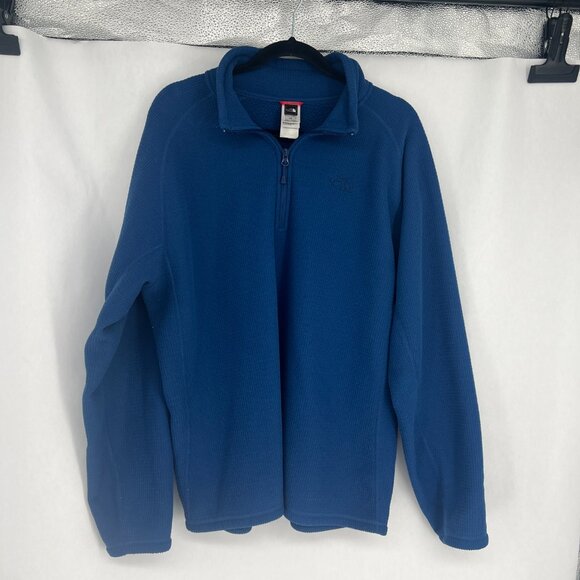 North Face Blue Quarter Zip - Size L - Picture 11 of 11